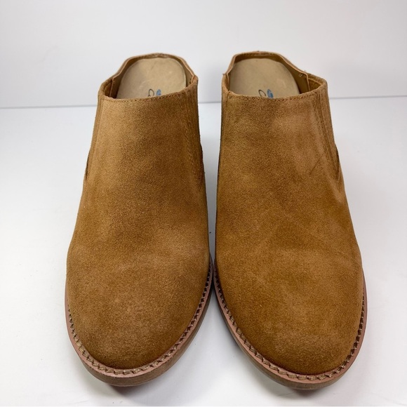 NWOT Aqua College Women’s Brown Suede Nan Waterproof‎ Mules Size 10M - Picture 3 of 11